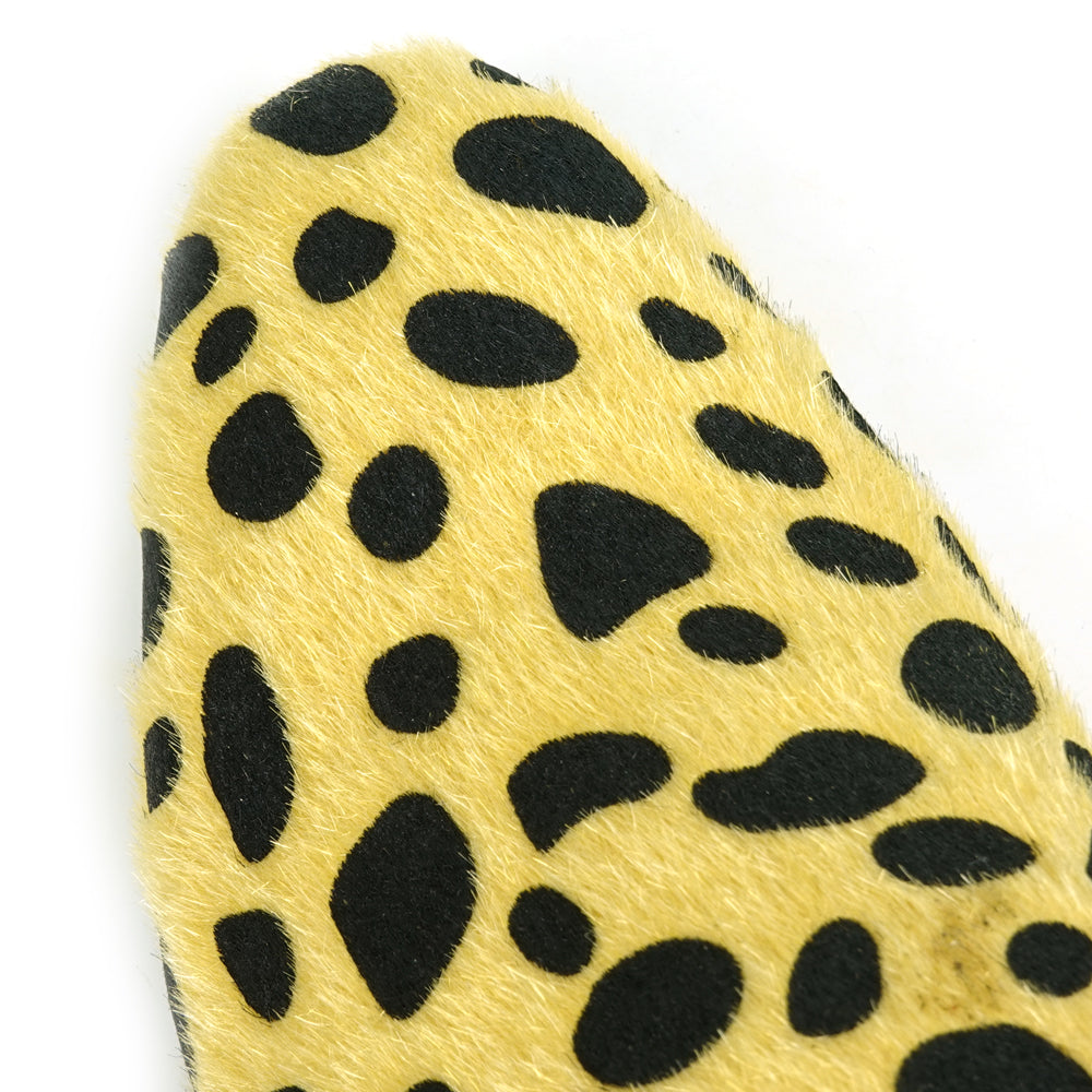 FI-7532 Gold Black Leopard Pony Hair Slip on Loafer Fiesso by Aurelio Garcia