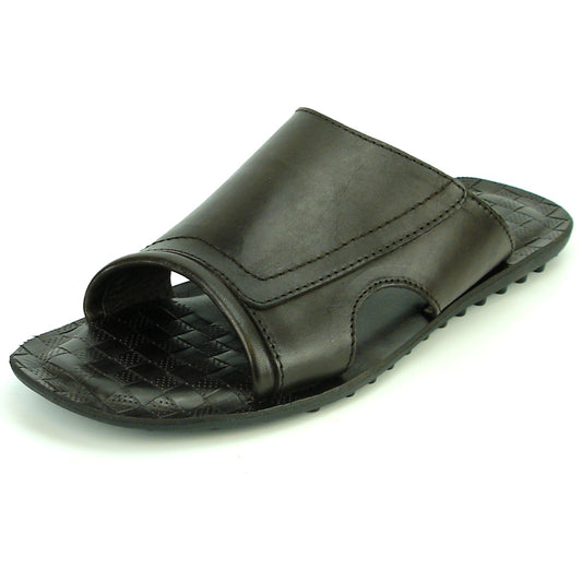 FI-4042 Coffee Mens Leather Sandal Encore by Fiesso