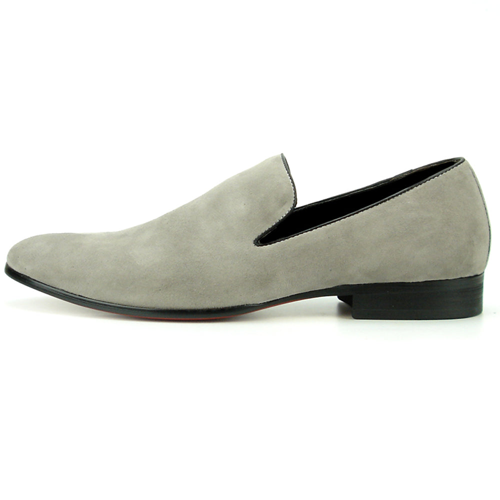 FI-7216 Grey Suede Fiesso by Aurelio Garcia Slip on Loafer