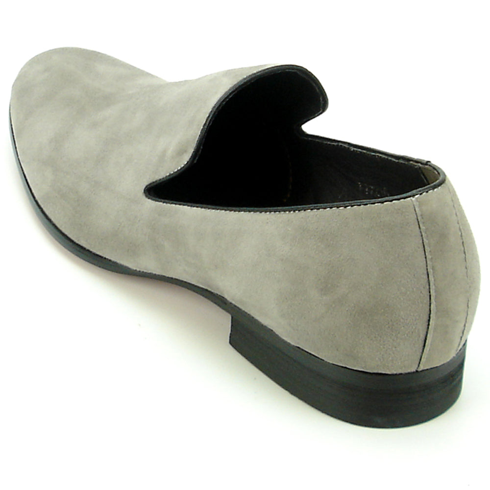 FI-7216 Grey Suede Fiesso by Aurelio Garcia Slip on Loafer