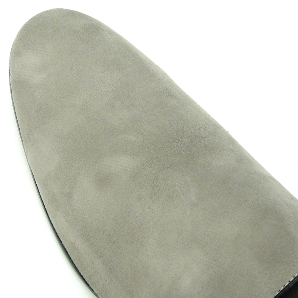 FI-7216 Grey Suede Fiesso by Aurelio Garcia Slip on Loafer