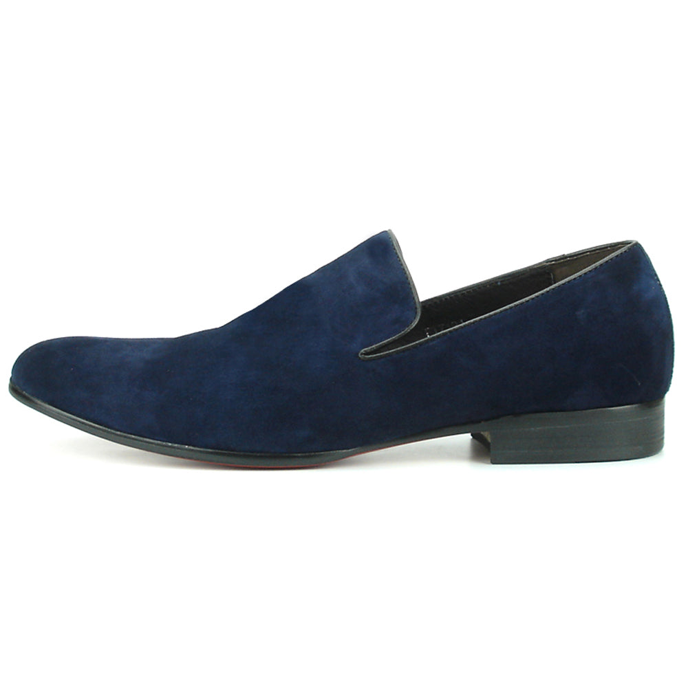 FI-7216 Navy Suede Fiesso by Aurelio Garcia Slip on Loafer