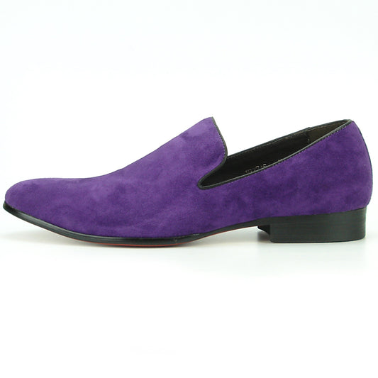 FI-7216 Purple Suede Fiesso by Aurelio Garcia Slip on Loafer