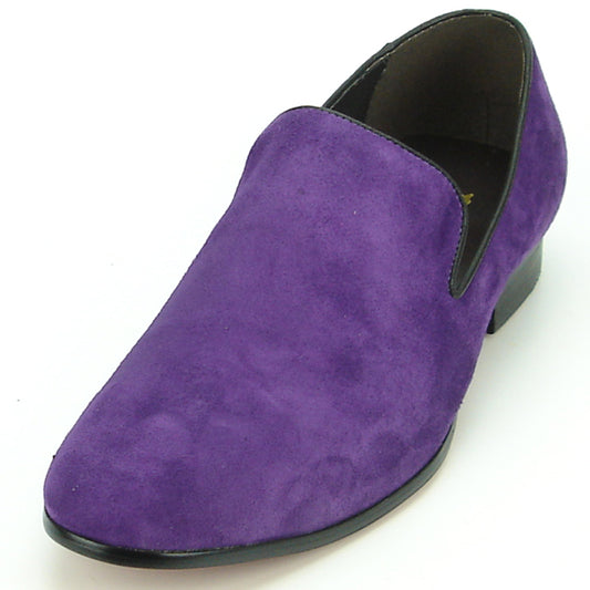 FI-7216 Purple Suede Fiesso by Aurelio Garcia Slip on Loafer