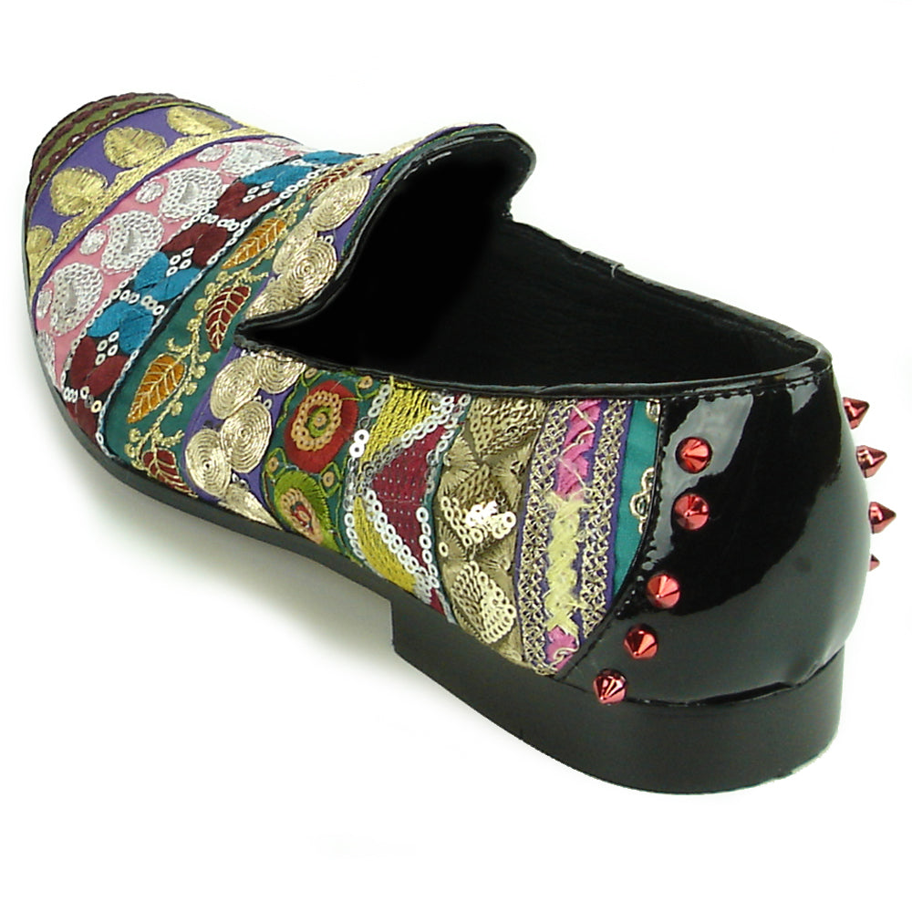 FI-7228 Multi color Slip On Loafer Fiesso by Aurelio Garcia