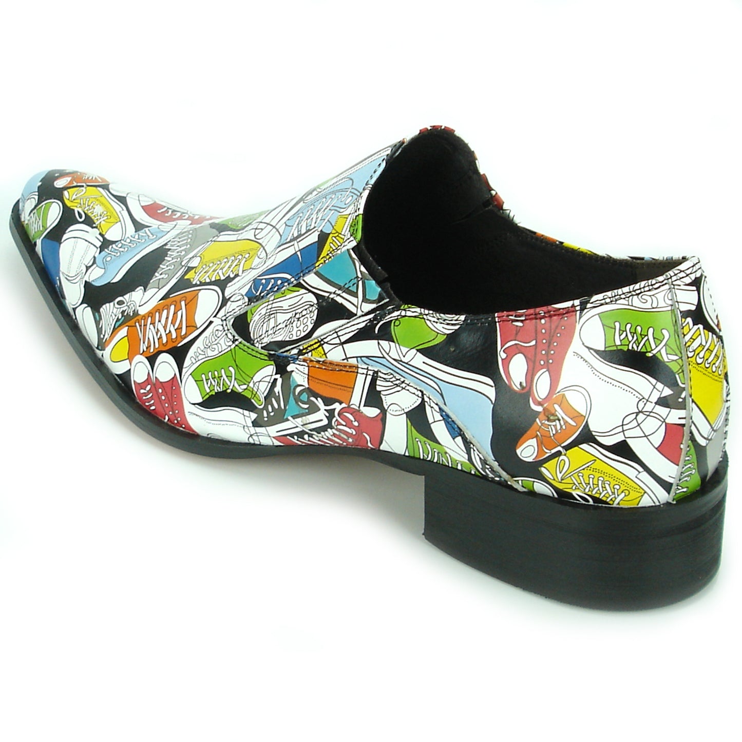 FI-7276 Multi Color Leather Pointed toe Slip on Loafer Fiesso by Aurelio Garcia