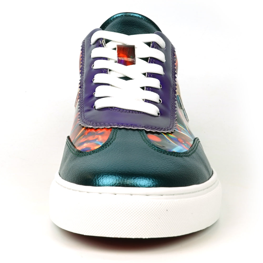 FI-2431 Multicolor Leather Lace up Low Cut Sneaker Encore by Fiesso