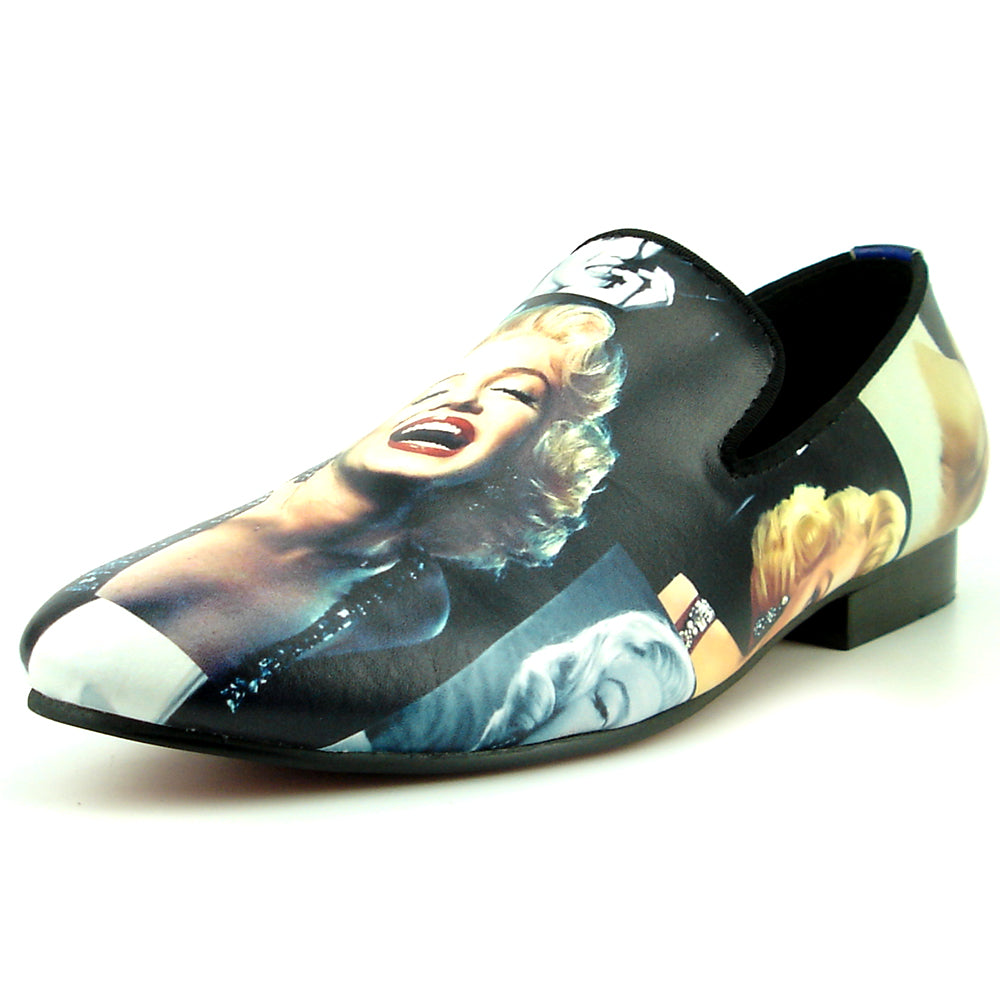 FI-7336-M Marilyn Monroe Print Slip on Loafer Fiesso by Aurelio Garcia