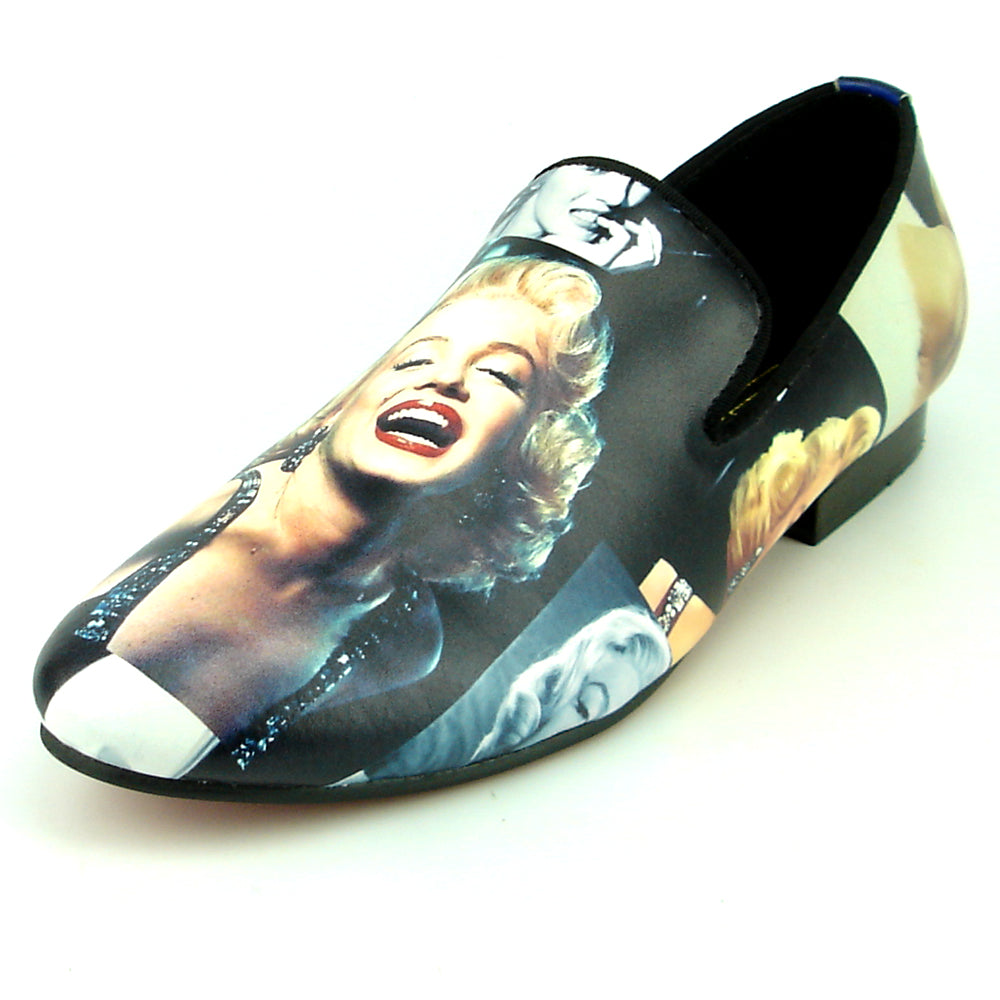 FI-7336-M Marilyn Monroe Print Slip on Loafer Fiesso by Aurelio Garcia