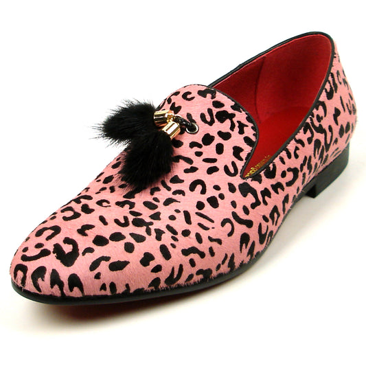 FI-7402 Pink Pony Hair with Tassel Loafer Fiesso by Aurelio Garcia