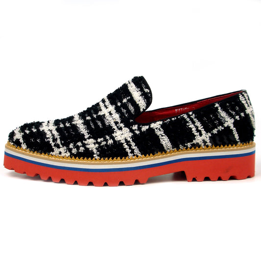 FI-7452 Black White Slip on Fiesso by Aurelio Garcia