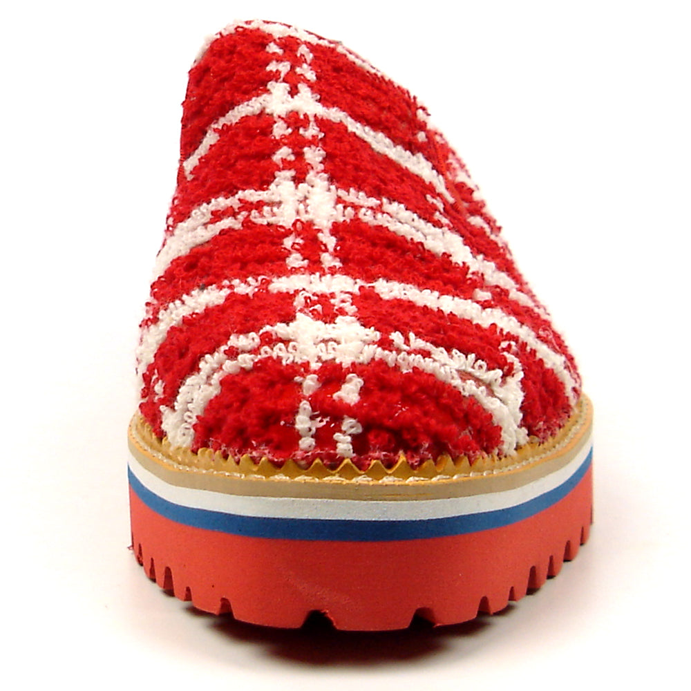 FI-7452 Red White Slip on Fiesso by Aurelio Garcia