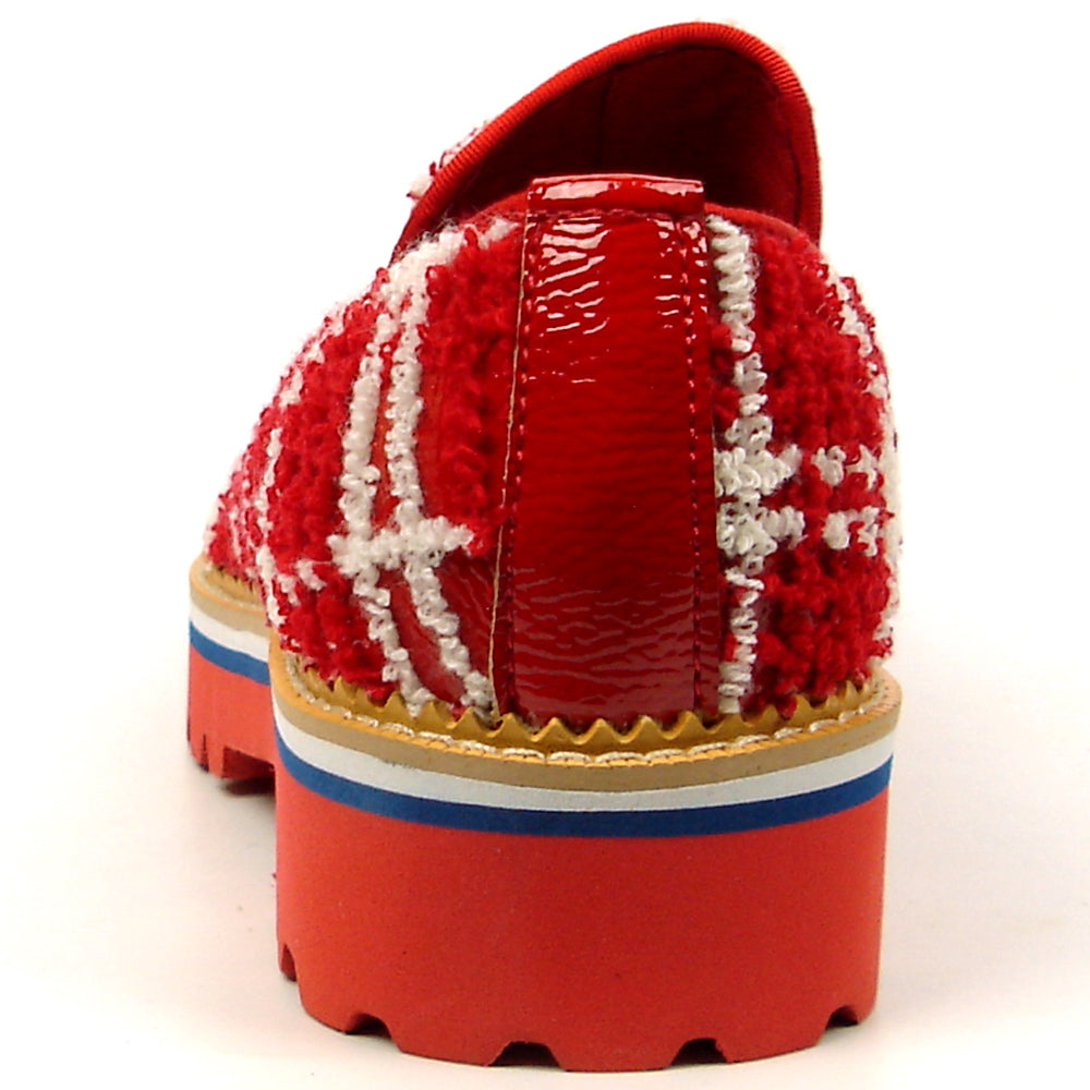 FI-7452 Red White Slip on Fiesso by Aurelio Garcia